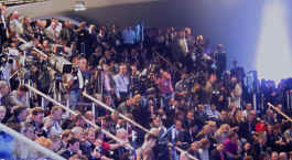 The new Volkswagen Polo introduction was like a soccer game. A crowd showed up as if Michael Jackson would have been announced